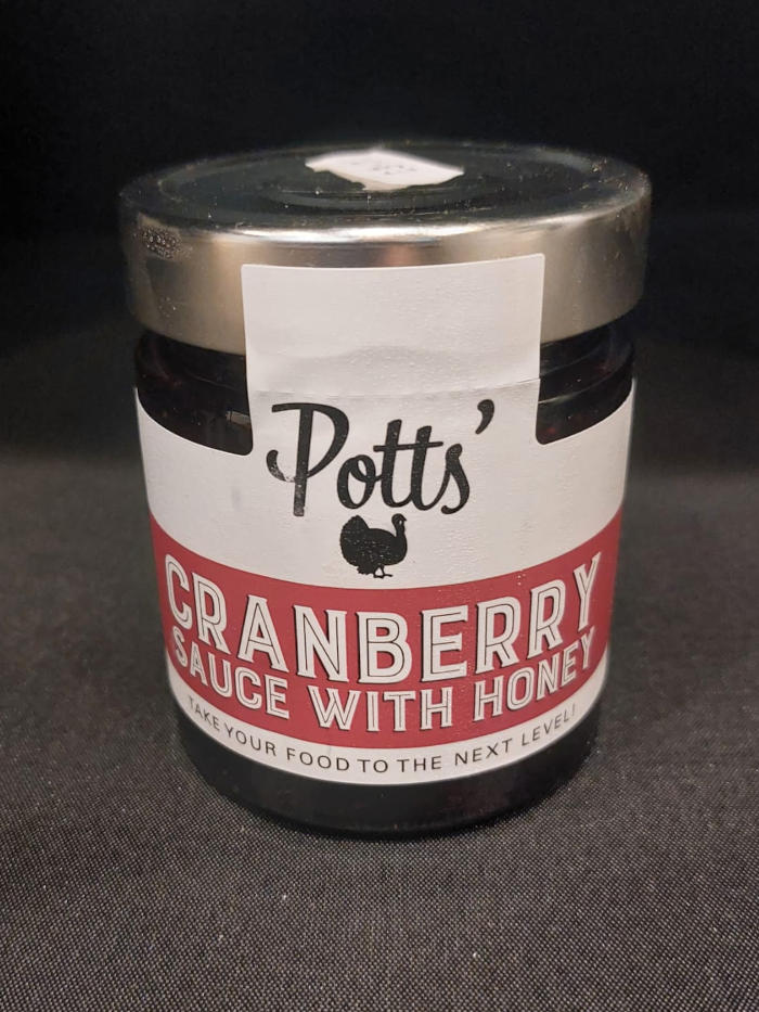The Surrey Butchers: Potts - Cranberry sauce with Honey - 225g